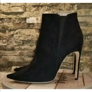 Herve leger sz 10 40 suede black Lynne boots